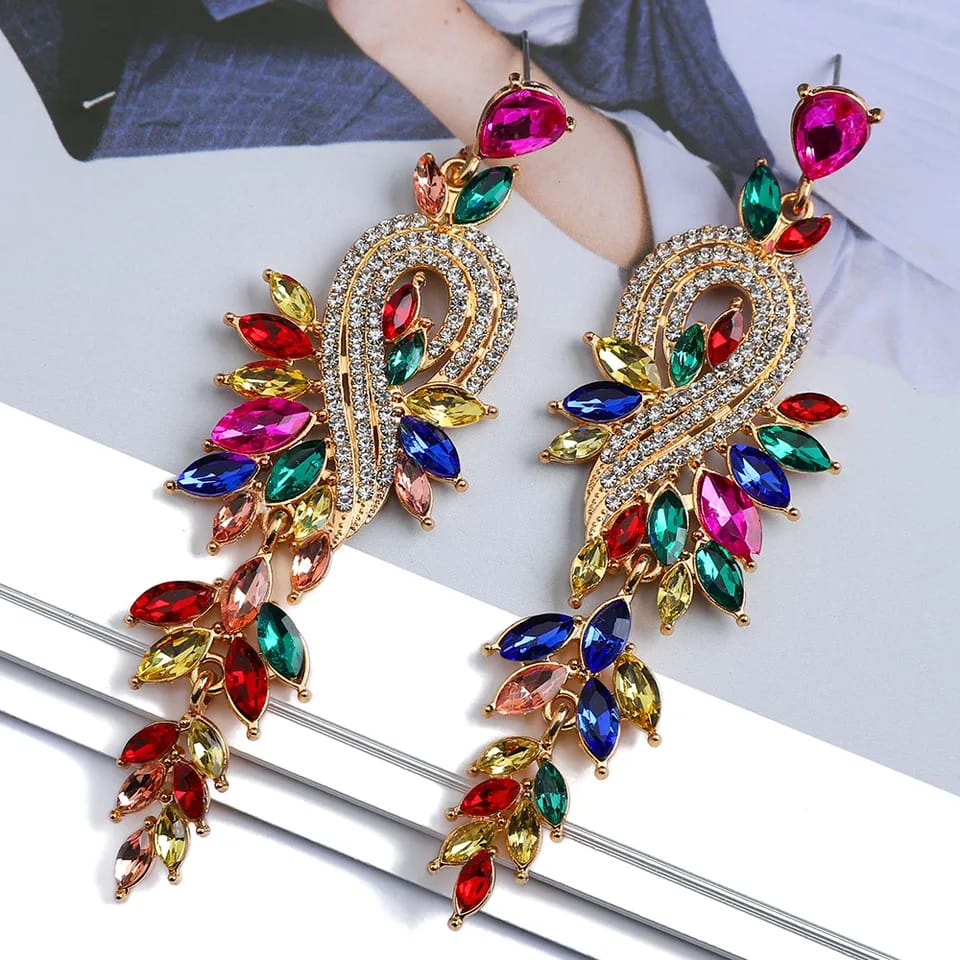 BOUCLES D'OREILLES PHAON MULTICOLOR