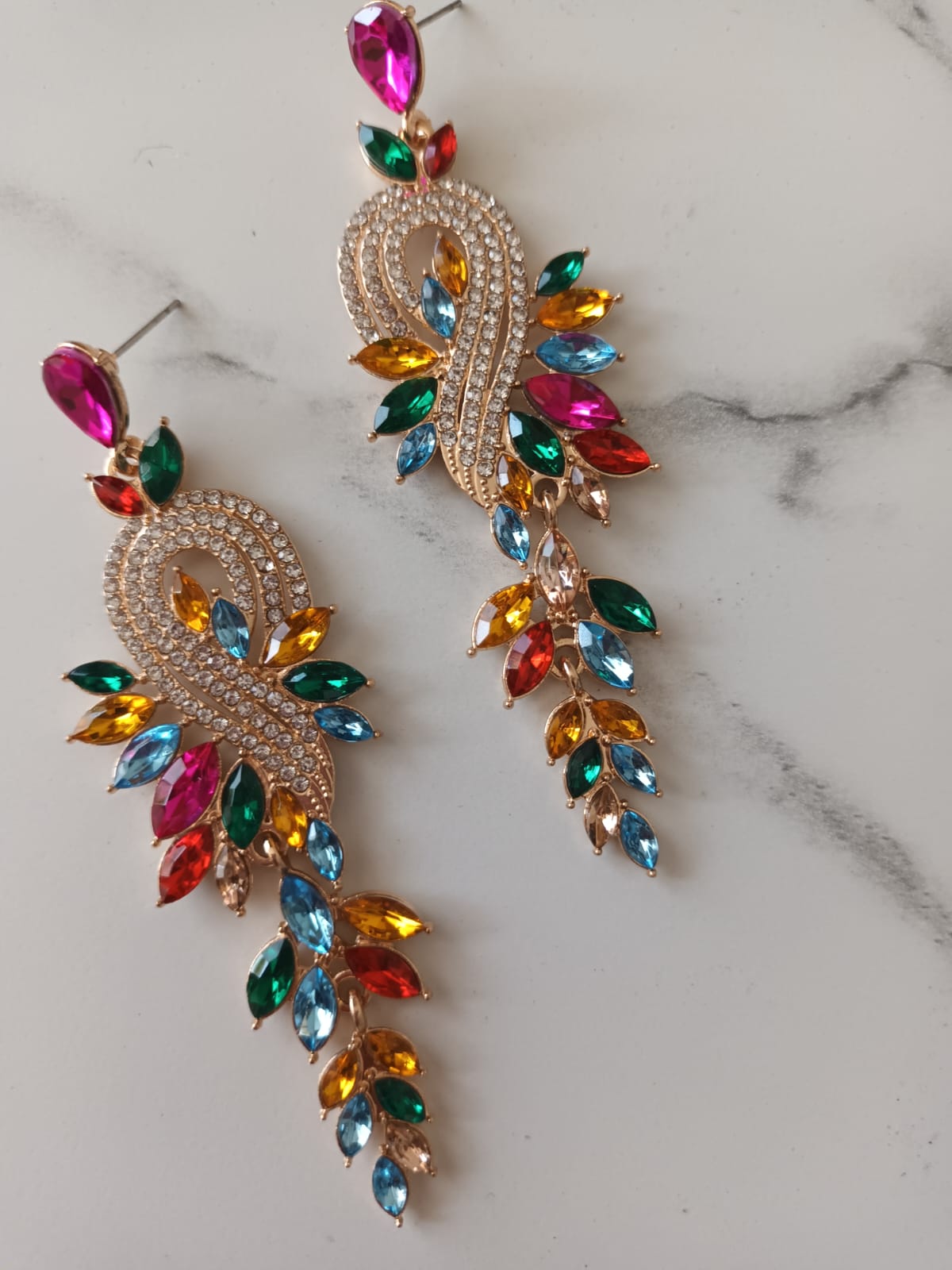 BOUCLES D'OREILLES PHAON MULTICOLOR