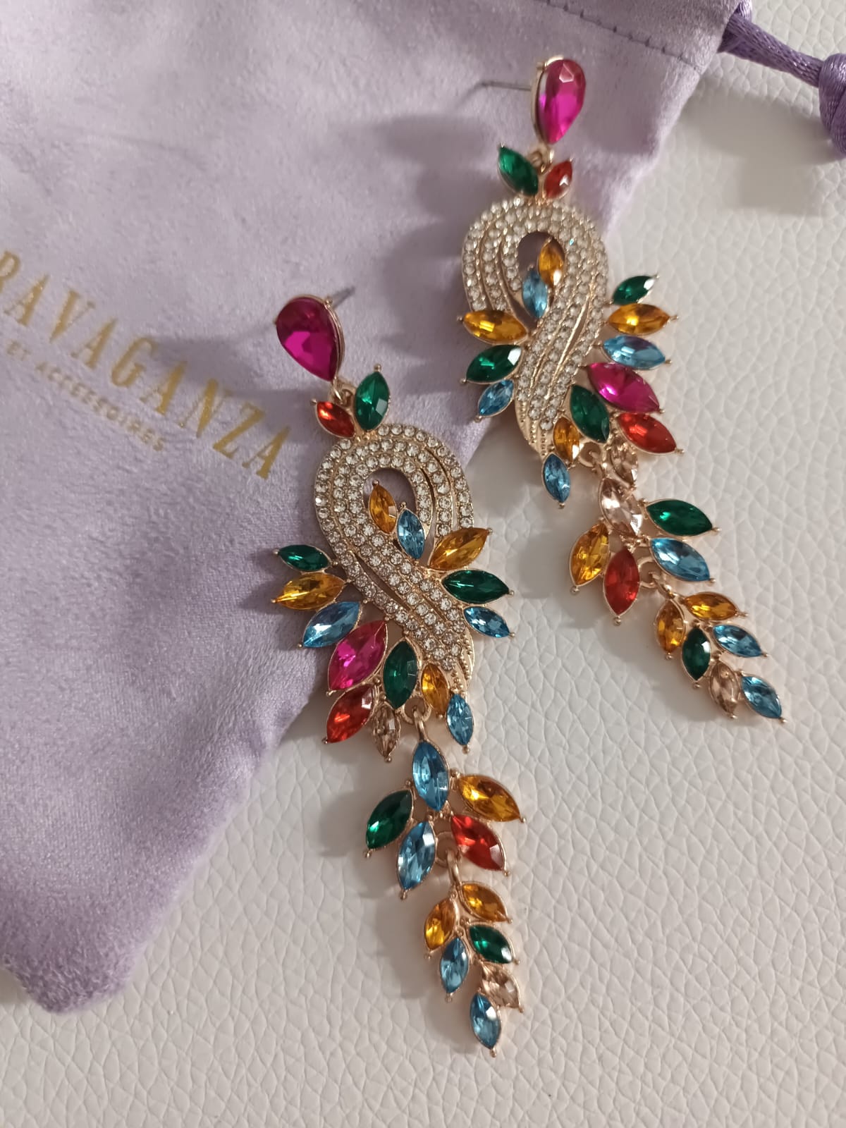BOUCLES D'OREILLES PHAON MULTICOLOR