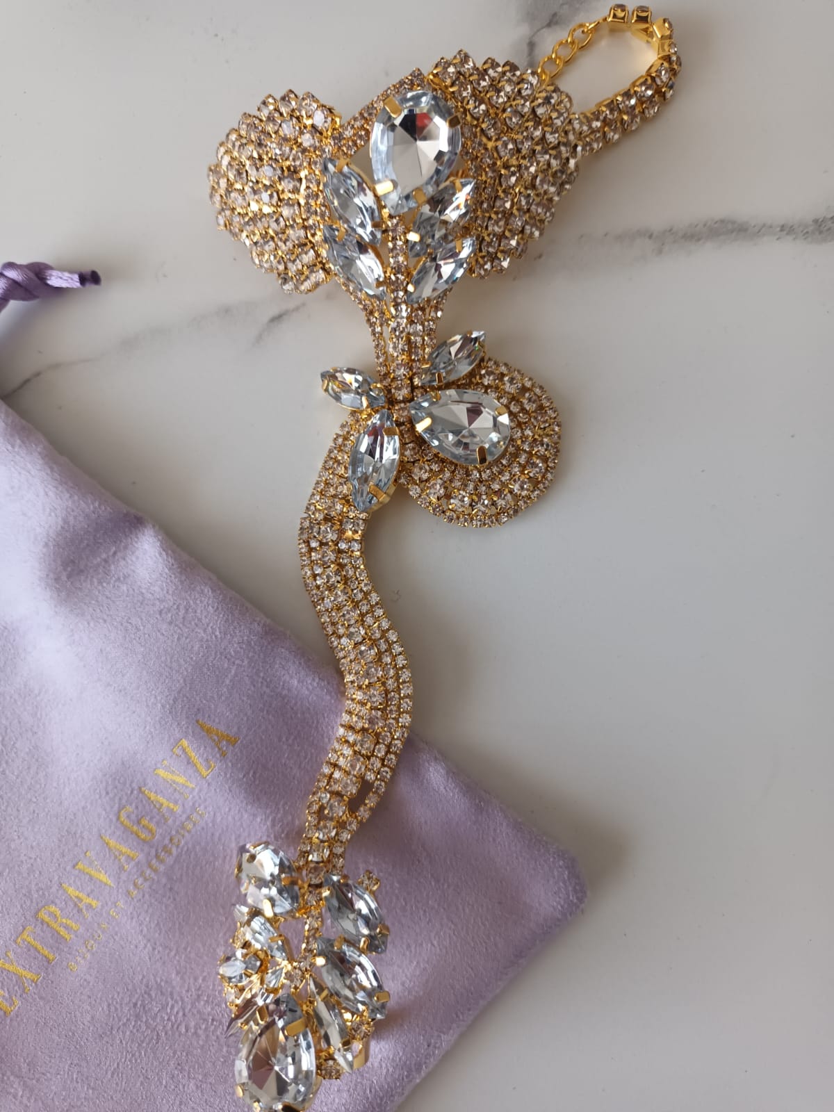 BRACELET SERPENTINE CHARME DORE