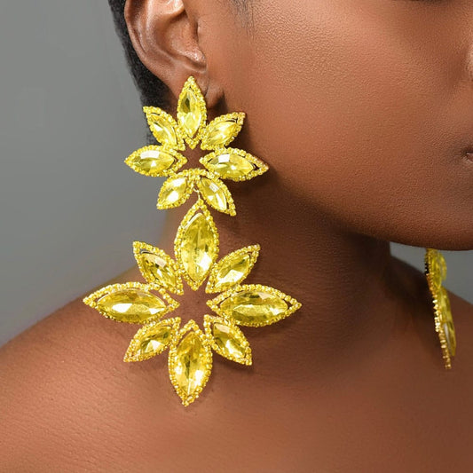 BOUCLES D'OREILLES FLOWER DORE