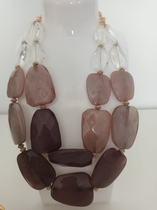 COLLIER CASCADE VIOLET
