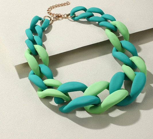 COLLIER ELEGANCE BICOLORE