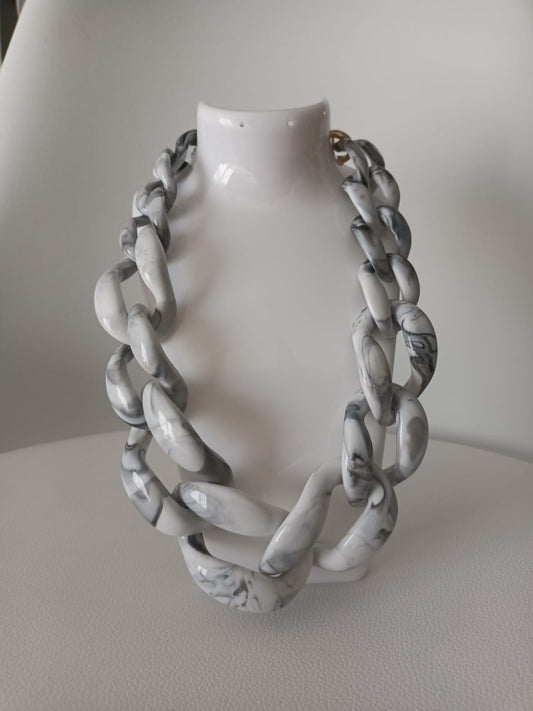 COLLIER ELEGANCE BLANC